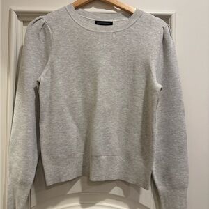 Banana Republic Light Gray Women's Crew Neck Sweater